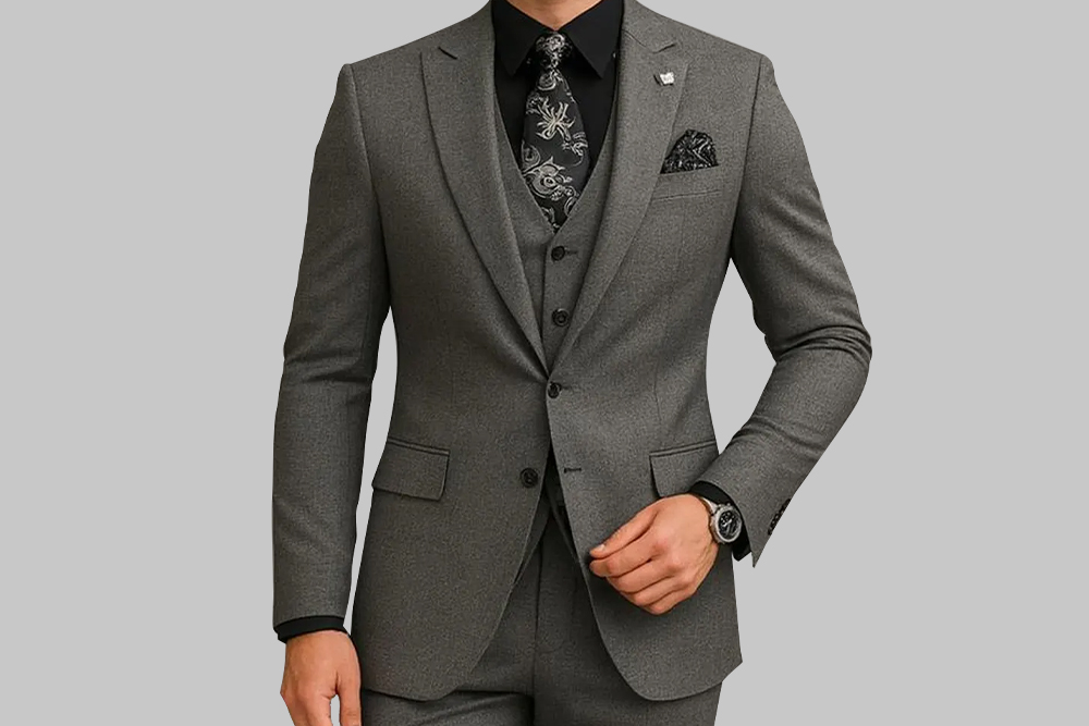 Charcoal Grey Slim-Fit Suit